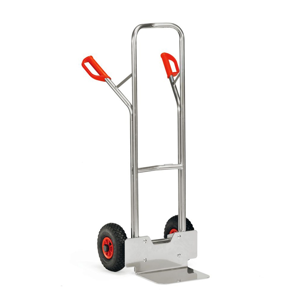 Aluminium steekwagen 200 kg 1300 mm met rubberbanden