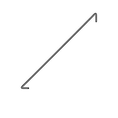 Draadstang 1000 mm voor Heavy Duty legbordstelling