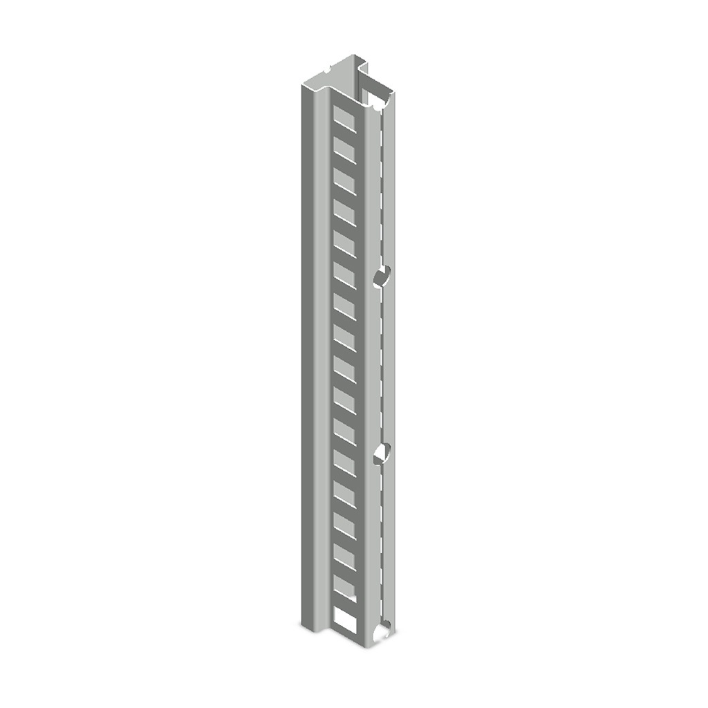 Stijl 2000 mm verzinkt voor Medium Duty Legbordstelling