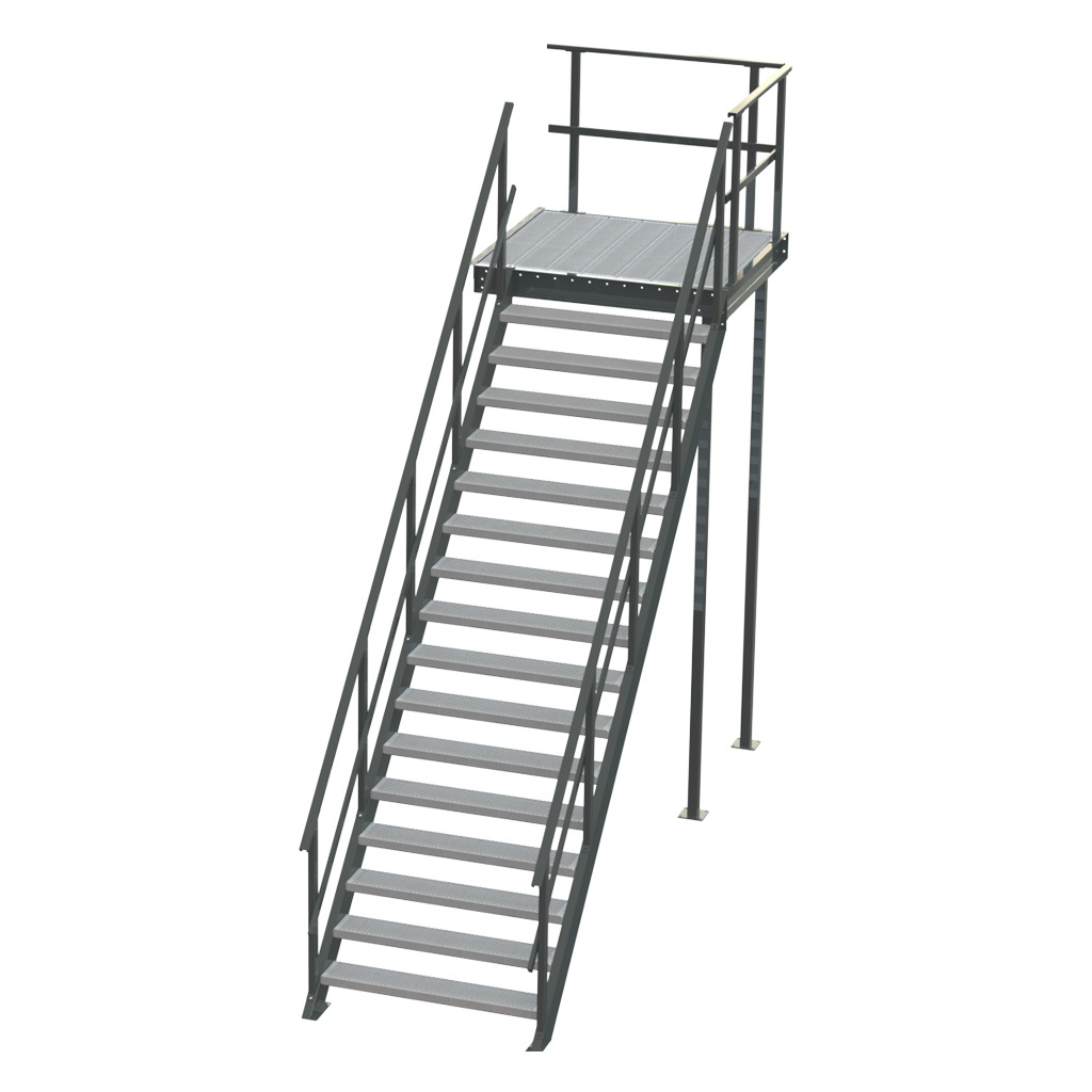 Standaard bordestrap linksaf 3200x1200 mm (hxb)