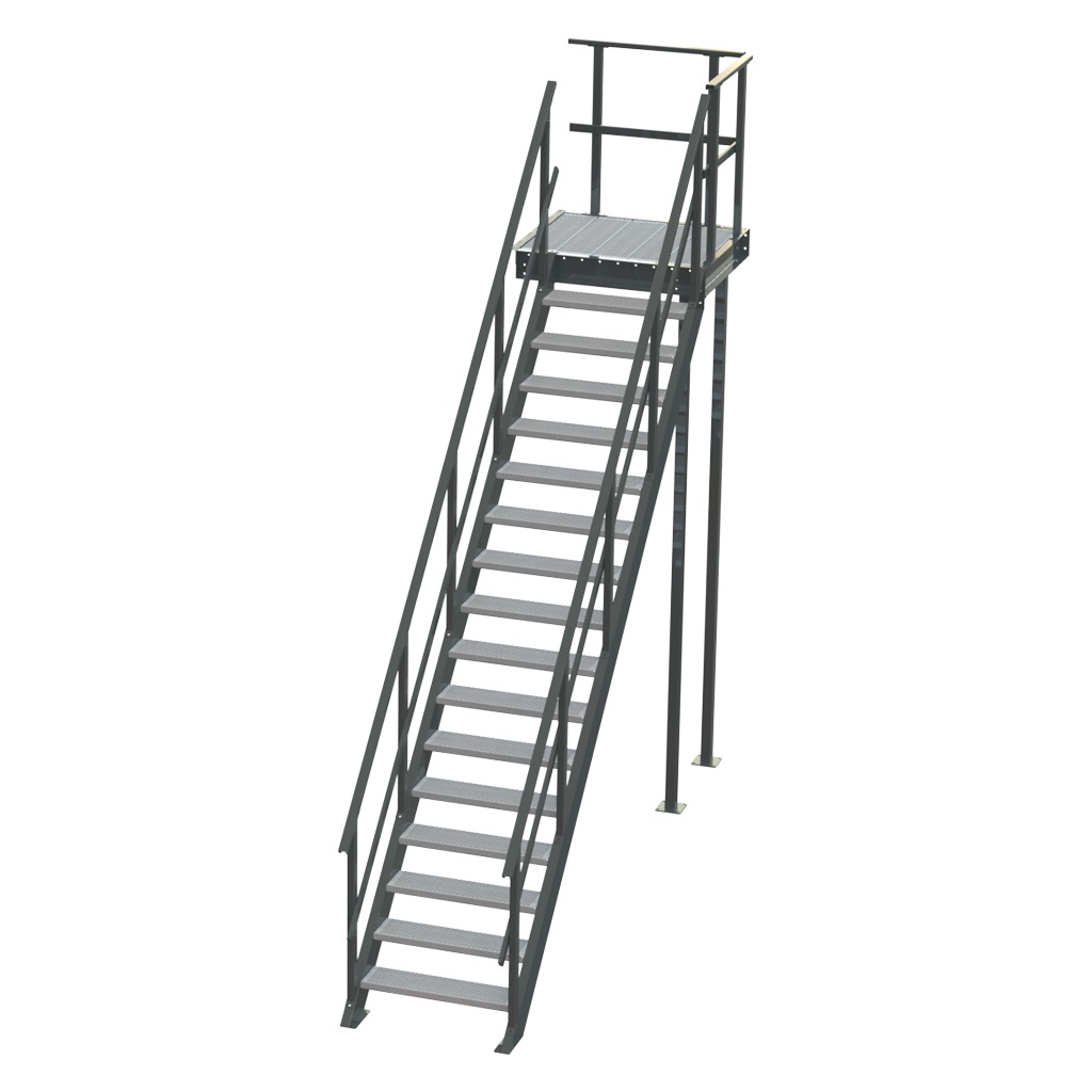 Standaard bordestrap linksaf 3200x800 mm (hxb)