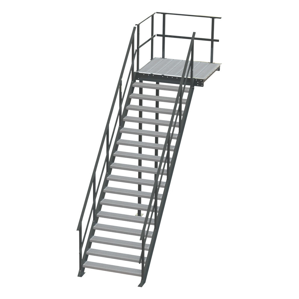 Standaard bordestrap rechtsaf 3200x1200 mm (hxb)