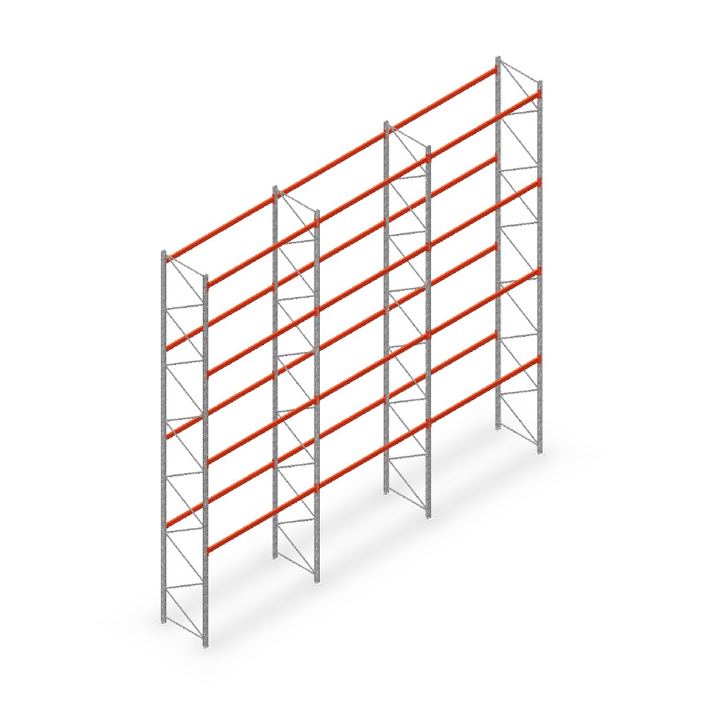 Palletstelling AR T2 voordeelrij 8000x8420x1100, T1451/2700 - 4 niveaus