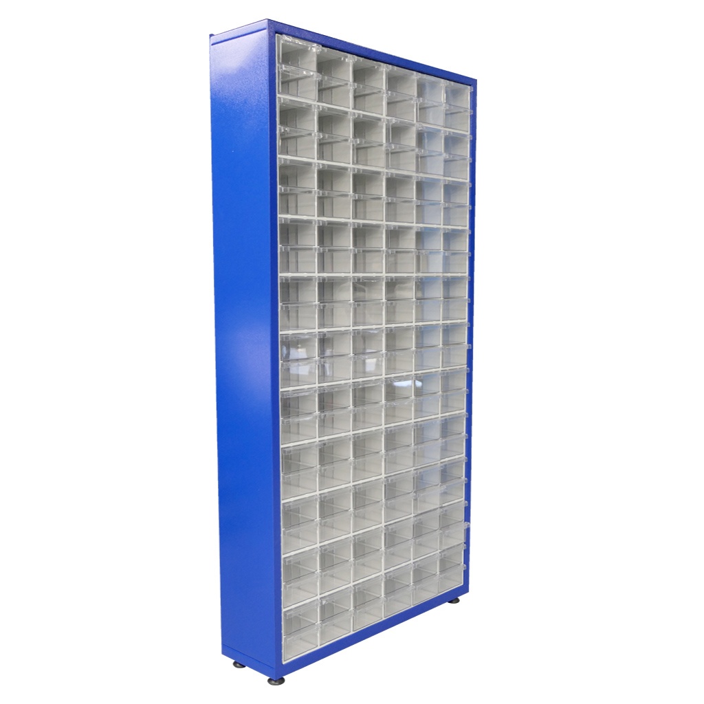 Assortimentskast, onderdelenkast 132 bakken 1810x780x230 mm (hxbxd)