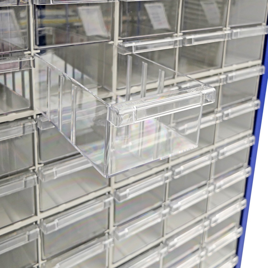 Assortimentskast, onderdelenkast 132 bakken 1810x780x230 mm (hxbxd)