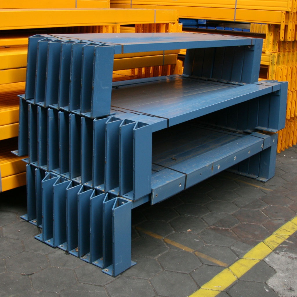 Dubbele voordeelrij gebruikte Hovuma palletstelling 2x 7130x8440x870