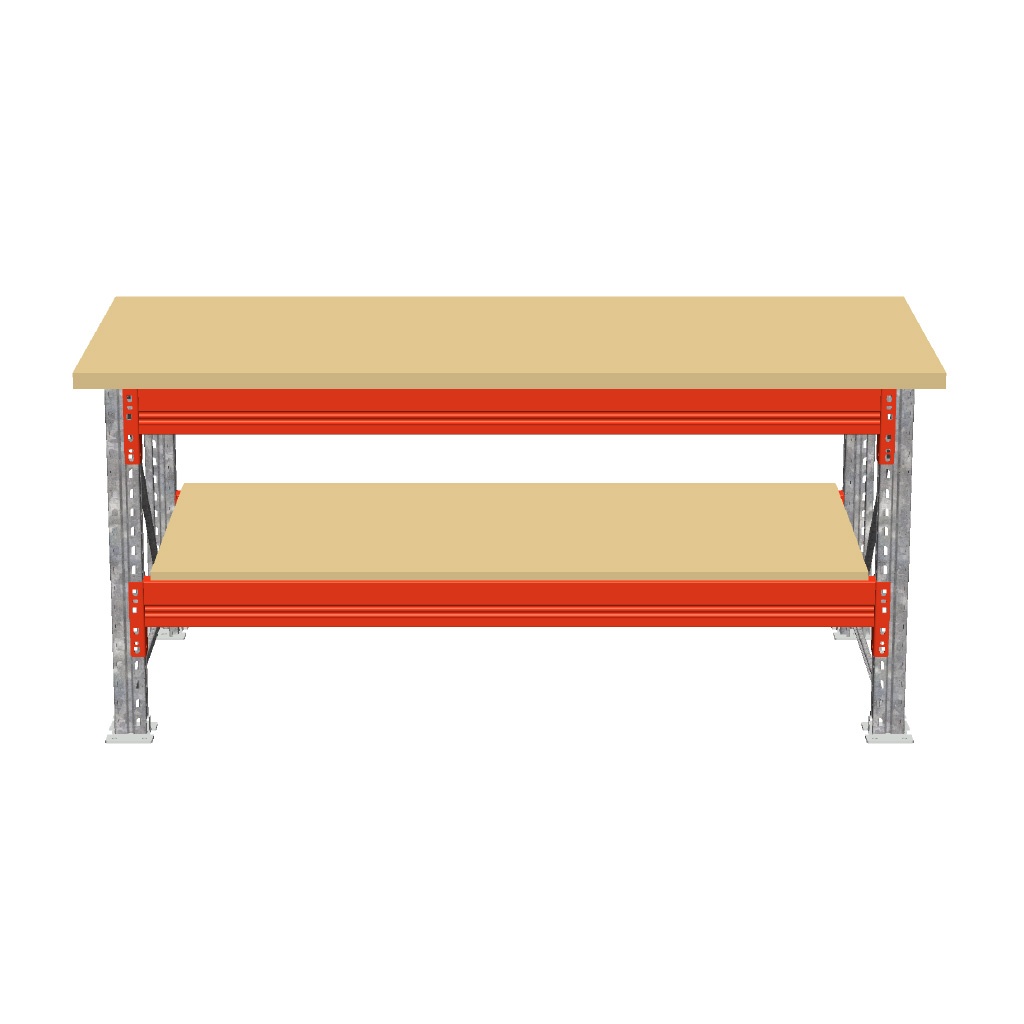 Dubbellaags Werkbank, Werktafel Dubbellaags Werkbank, Werktafel