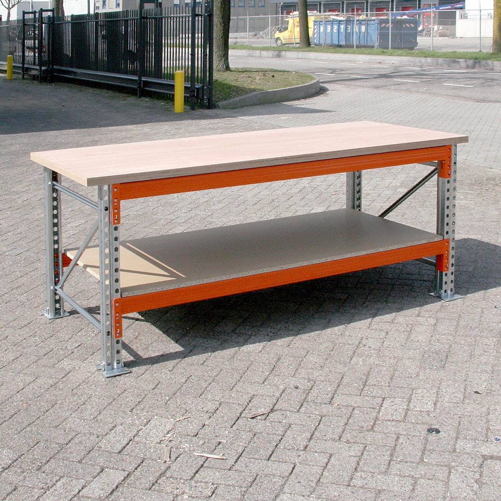 Dubbellaags Werkbank, Werktafel Dubbellaags Werkbank, Werktafel
