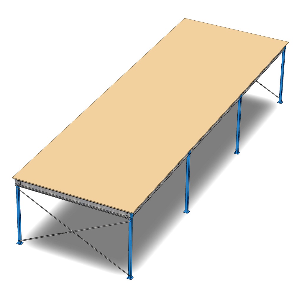 Entresolvloer, Verdiepingsvloer, Tussenvloer 15000x5000x3200