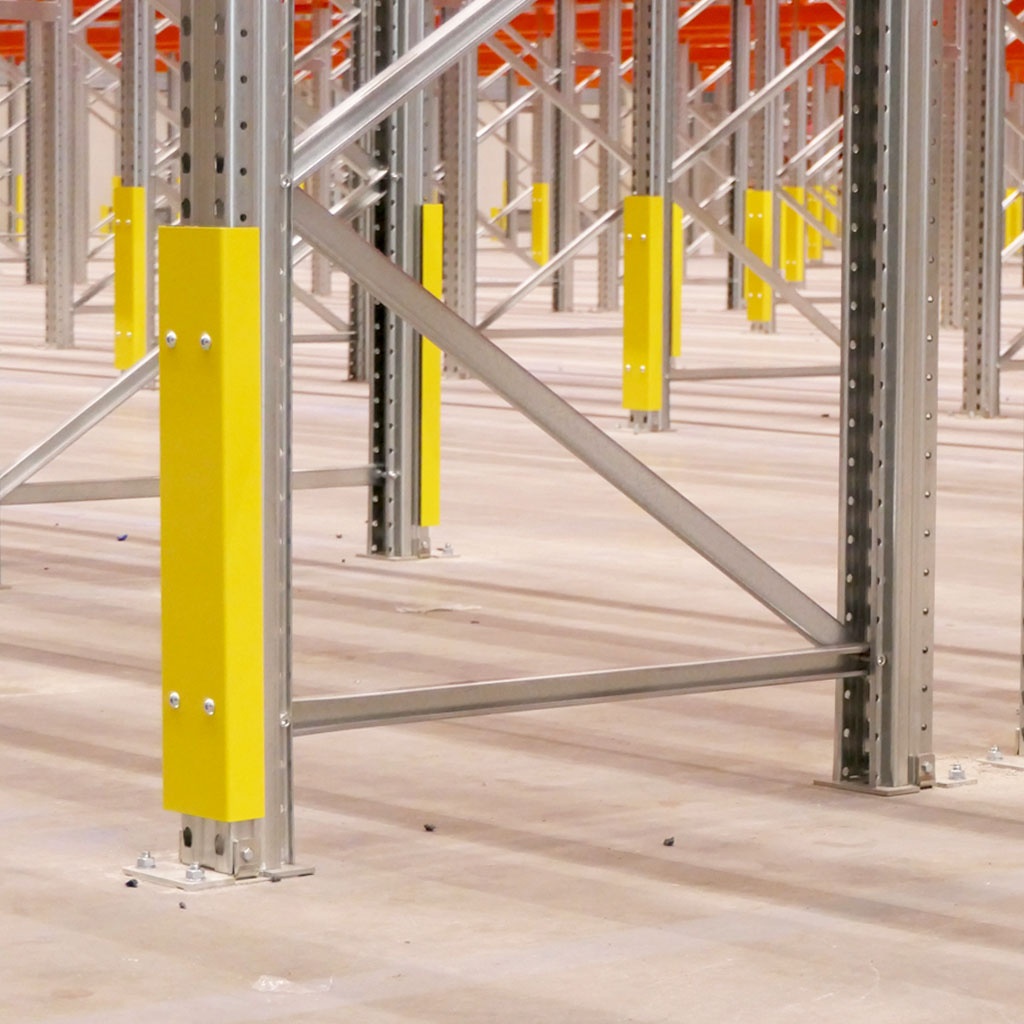 Gebruikte AR M1 T2 palletstelling 5000x3600x1100, 4 niveaus beginsectie