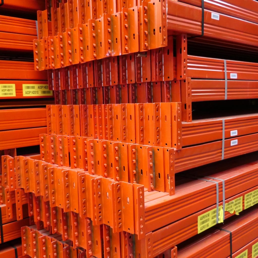 Gebruikte AR T1 palletstelling 5500x3600x1100mmmm (hxbxd) - 4 niveaus aanbouwsectie