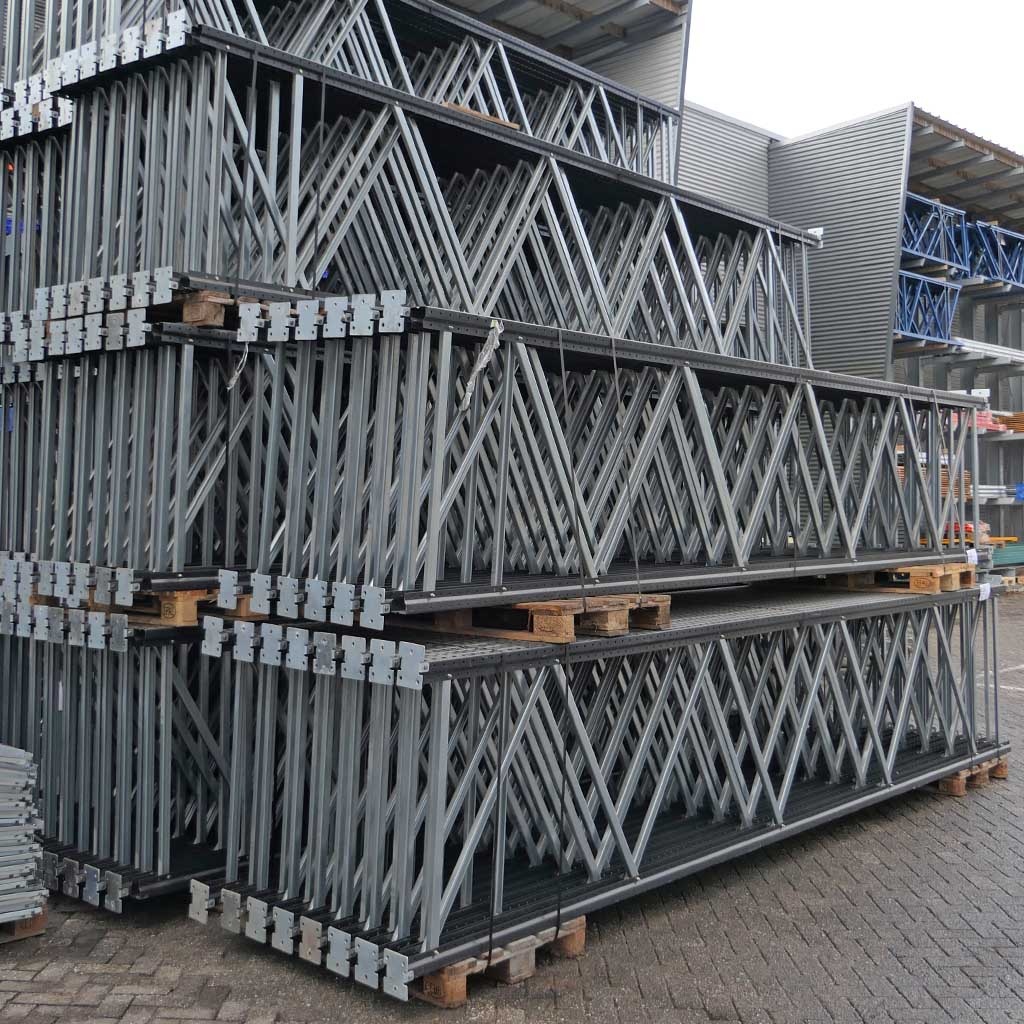 Gebruikte AR T1 palletstelling 5500x3600x1100mmmm (hxbxd) - 4 niveaus aanbouwsectie