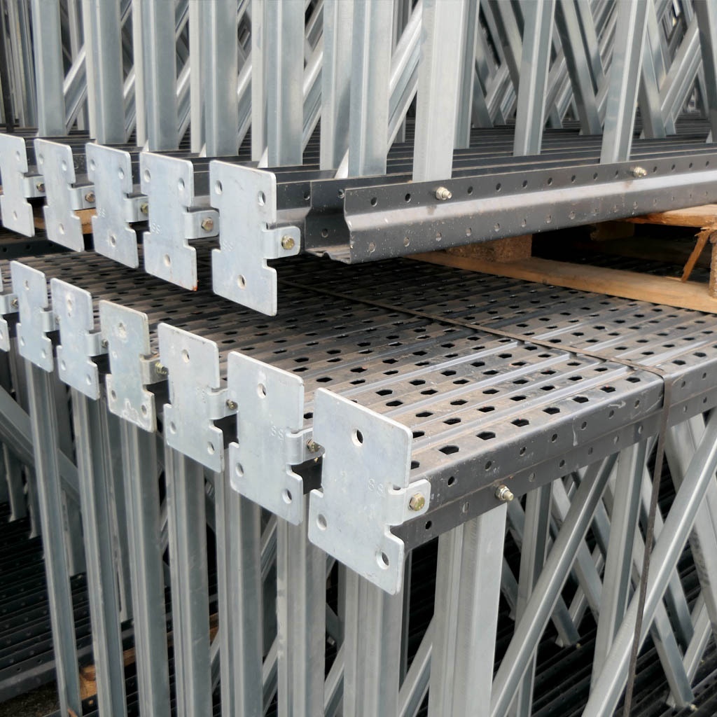 Gebruikte AR T1 palletstelling 5500x3600x1100mmmm (hxbxd) - 4 niveaus aanbouwsectie