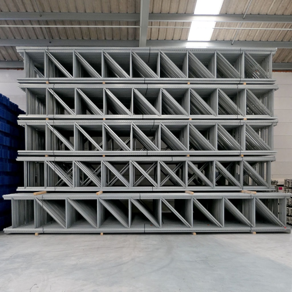 Gebruikte Bito palletstelling 5330x3600x1100, 5 niveaus aanbouwsectie 