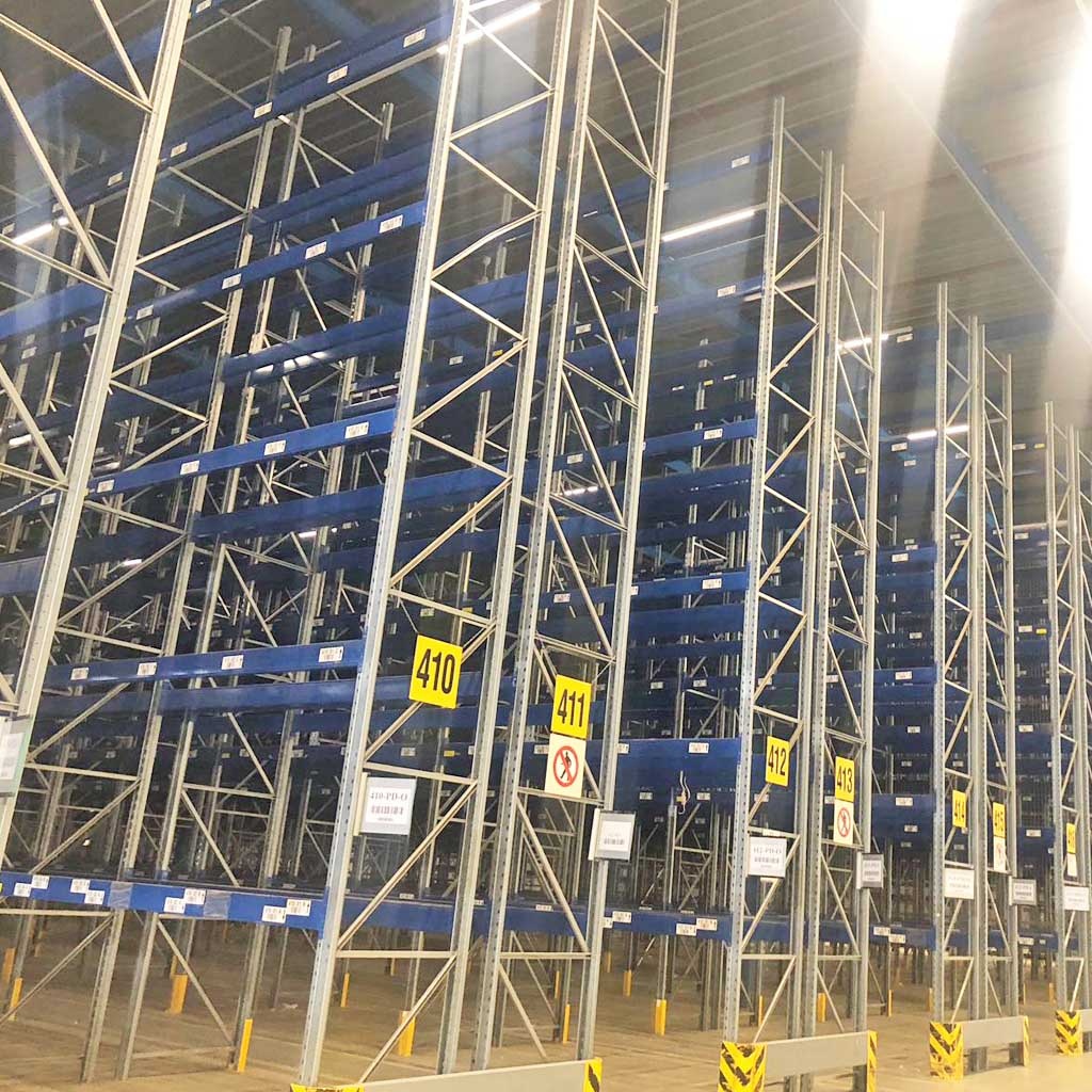 Gebruikte Bito palletstelling 5330x3600x1100, 5 niveaus aanbouwsectie 