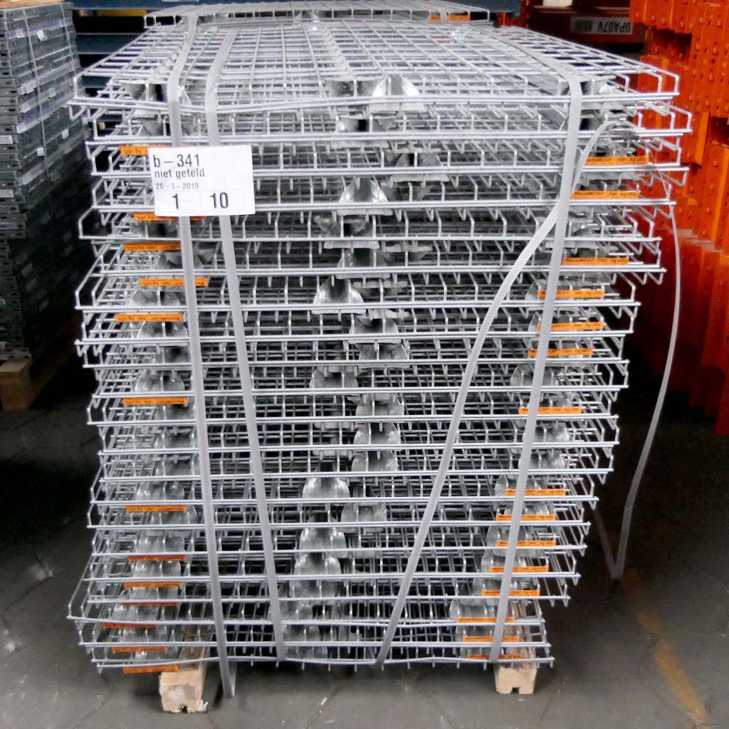 Gebruikte draadroosterlegborden 1100x880 mm (lxb)