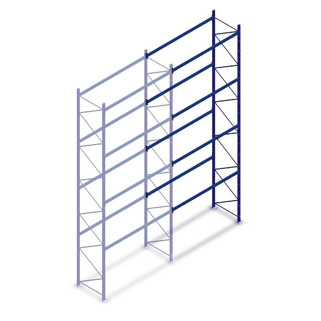 Gebruikte Hovuma palletstelling 6495x2700x870 Aanbouwsectie 