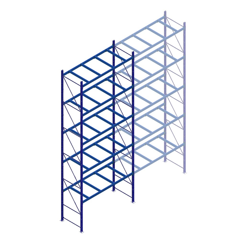 Gebruikte Hovuma palletstelling 7130x2700x870 beginsectie