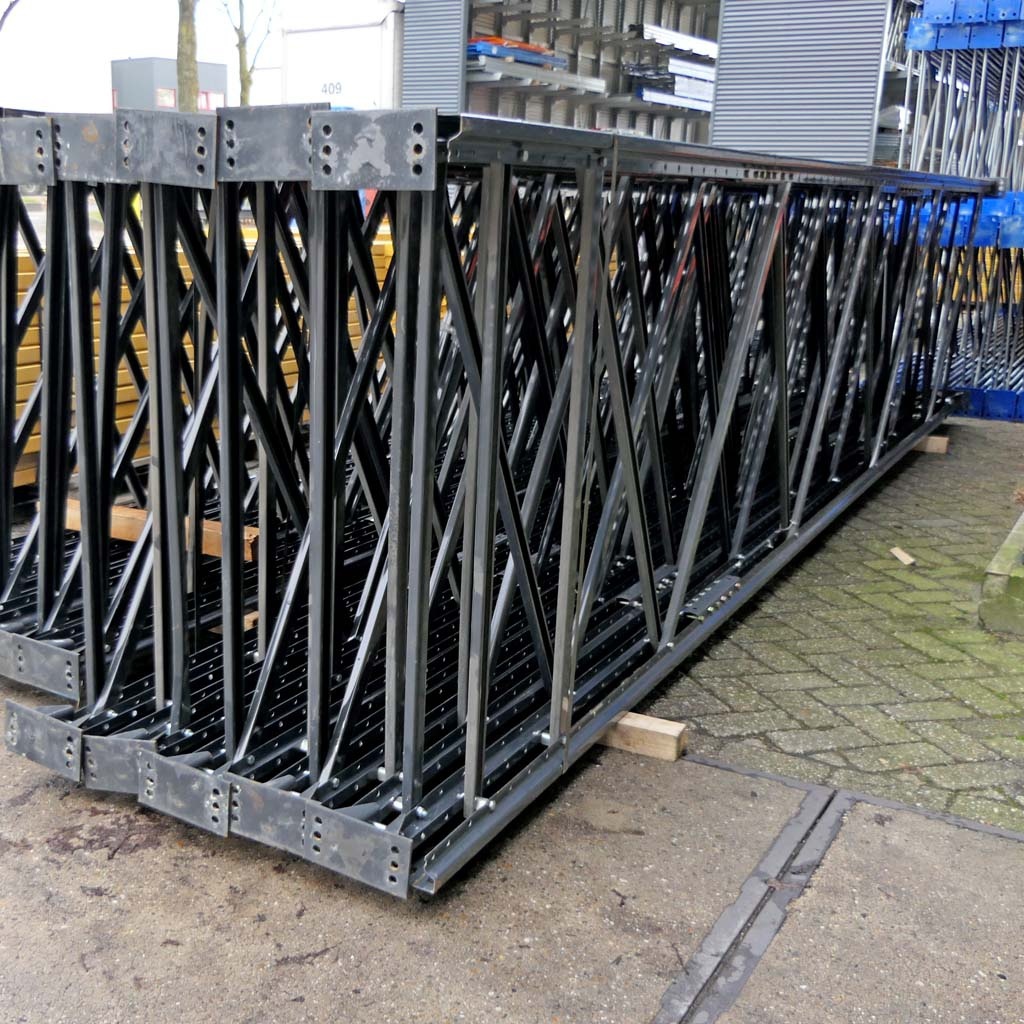 Gebruikte Link51 palletstelling 4800x2700x1100 mm (hxbxd) - 4 niveaus - aanbouwsectie