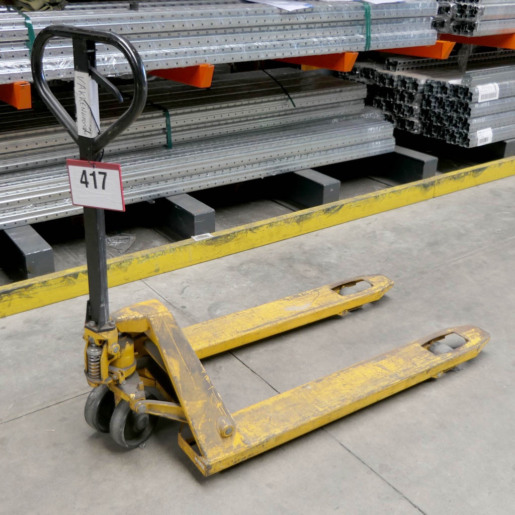 Gebruikte palletwagen, pompwagen extra breed 2500 kg - voorgemonteerd