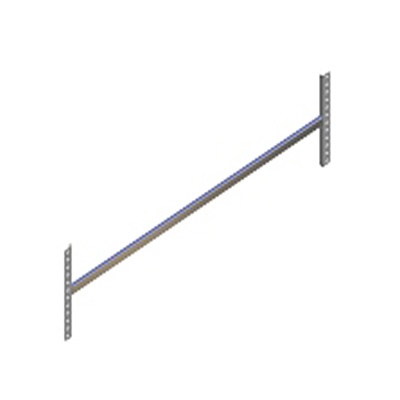 H-schoor set voor Light Duty Legbordstelling 1000 mm