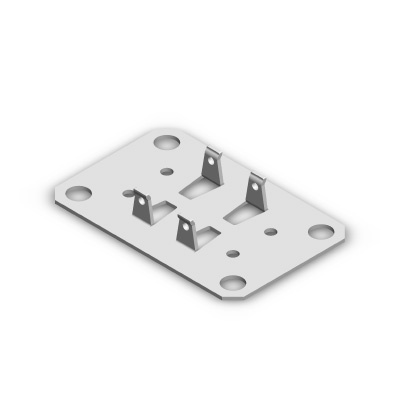 Klemvoet Heavy Duty Legbordstelling Dubbel