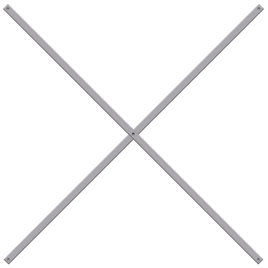 Kruisschoor set 1300 mm voor Medium Duty Legbordstelling