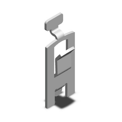 Legbordclip voor Heavy Duty legbordstelling 