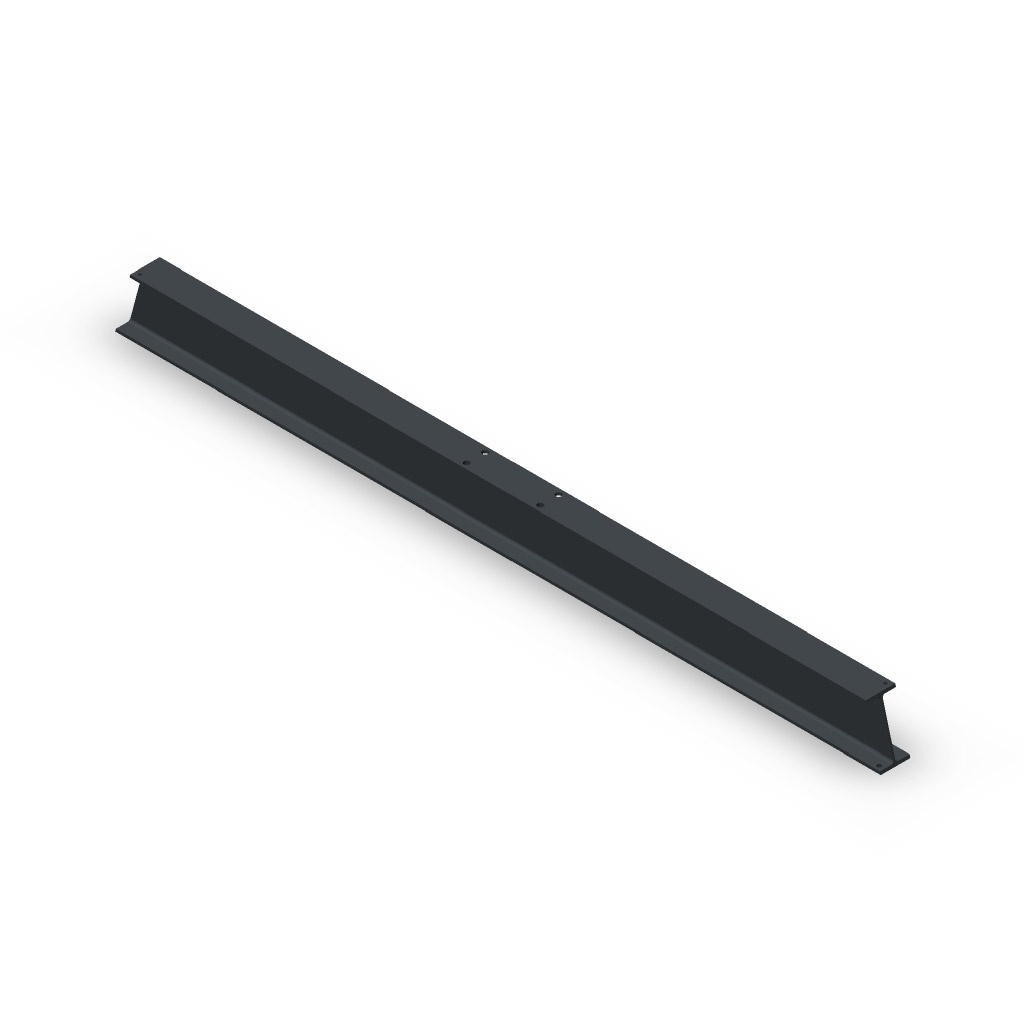 Medium draagarmstelling voet - vloerligger 800 mm dubbelzijdig