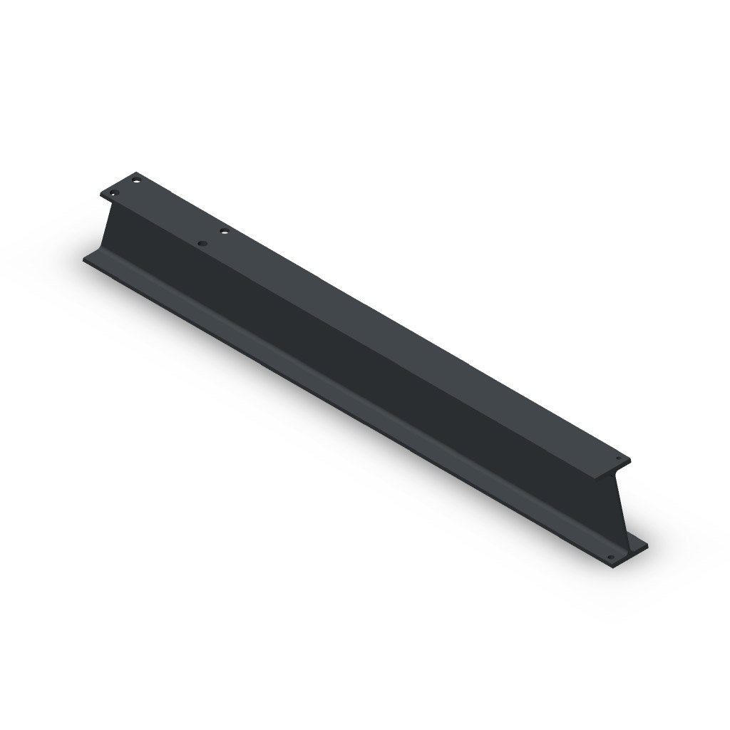 Medium draagarmstelling voet - vloerligger 800 mm enkelzijdig