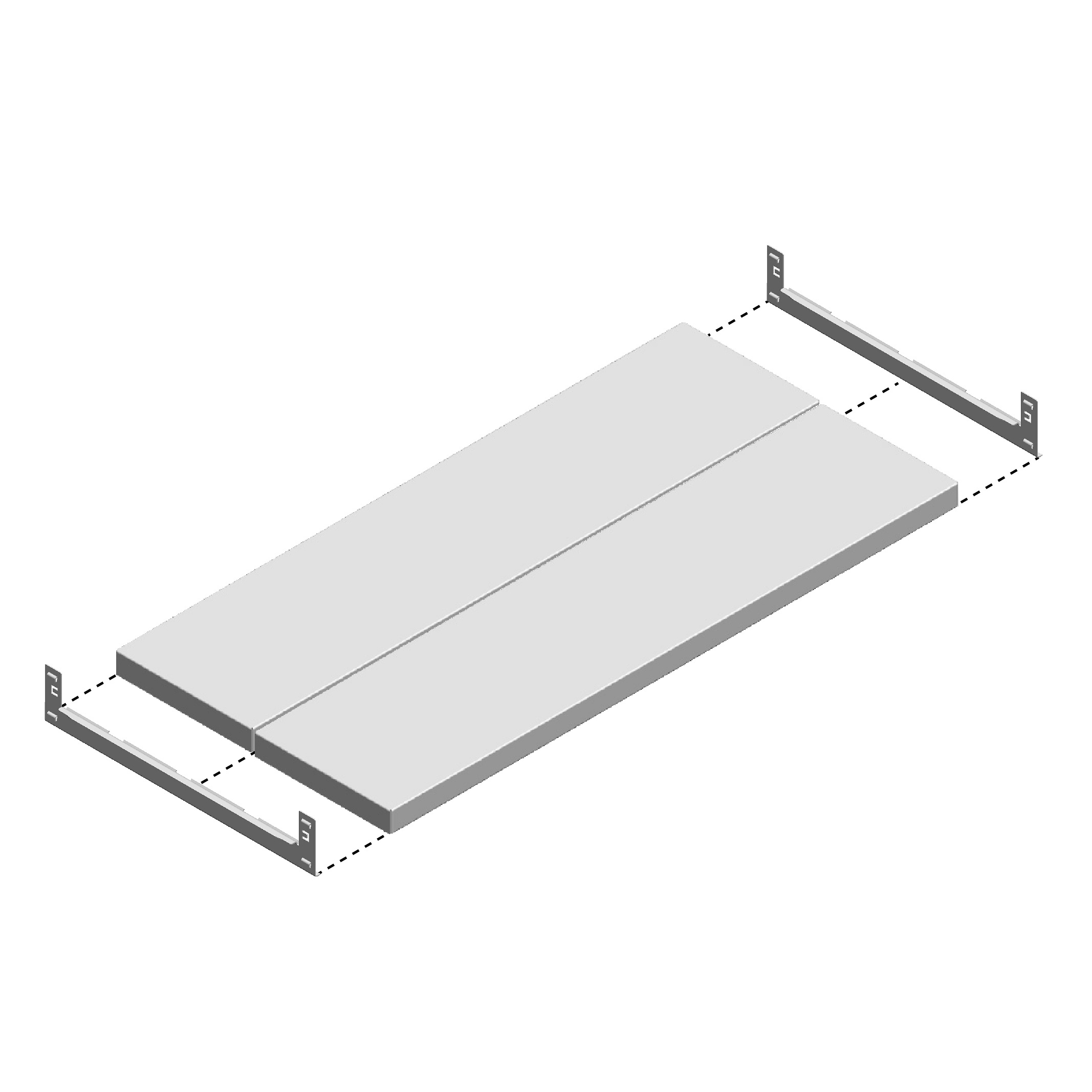 Niveau Legbord LD 850x400mm (bxd)