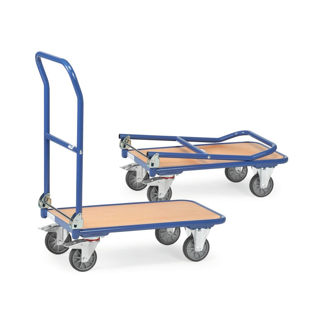 Opklapbare plateauwagen, magazijnwagen 250 kg 900x600
