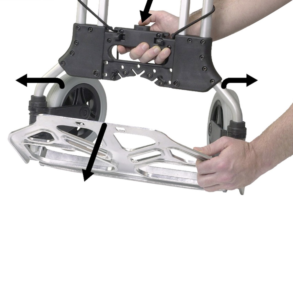 Pakketroller, inklapbare, opvouwbare steekwagen 80 kg EX-GH80