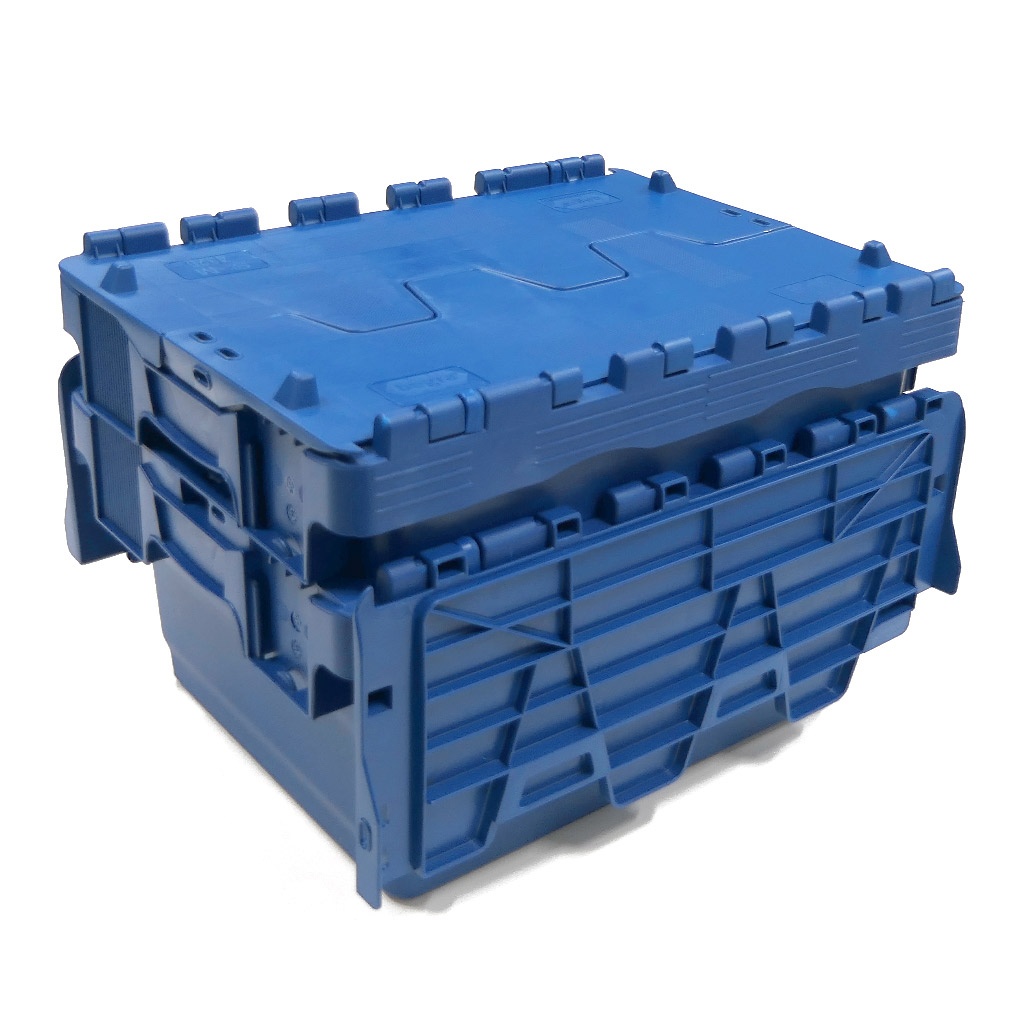 Palletaanbieding 126 Begra distributiebakken, transportbakken 400x300x200 blauw