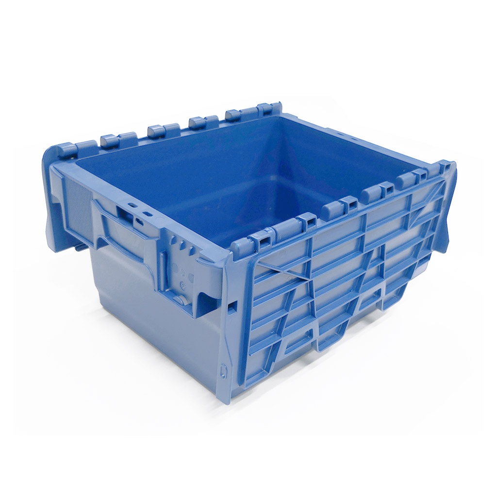 Palletaanbieding 126 Begra distributiebakken, transportbakken 400x300x200 blauw