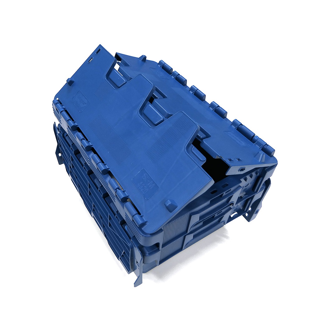Palletaanbieding 126 Begra distributiebakken, transportbakken 400x300x200 blauw