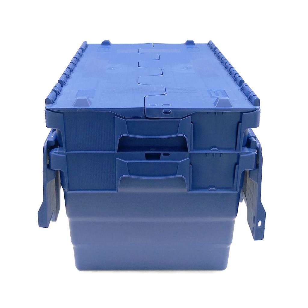 Palletaanbieding 68 Begra distributiebakken, transportbakken 600x400x320 blauw