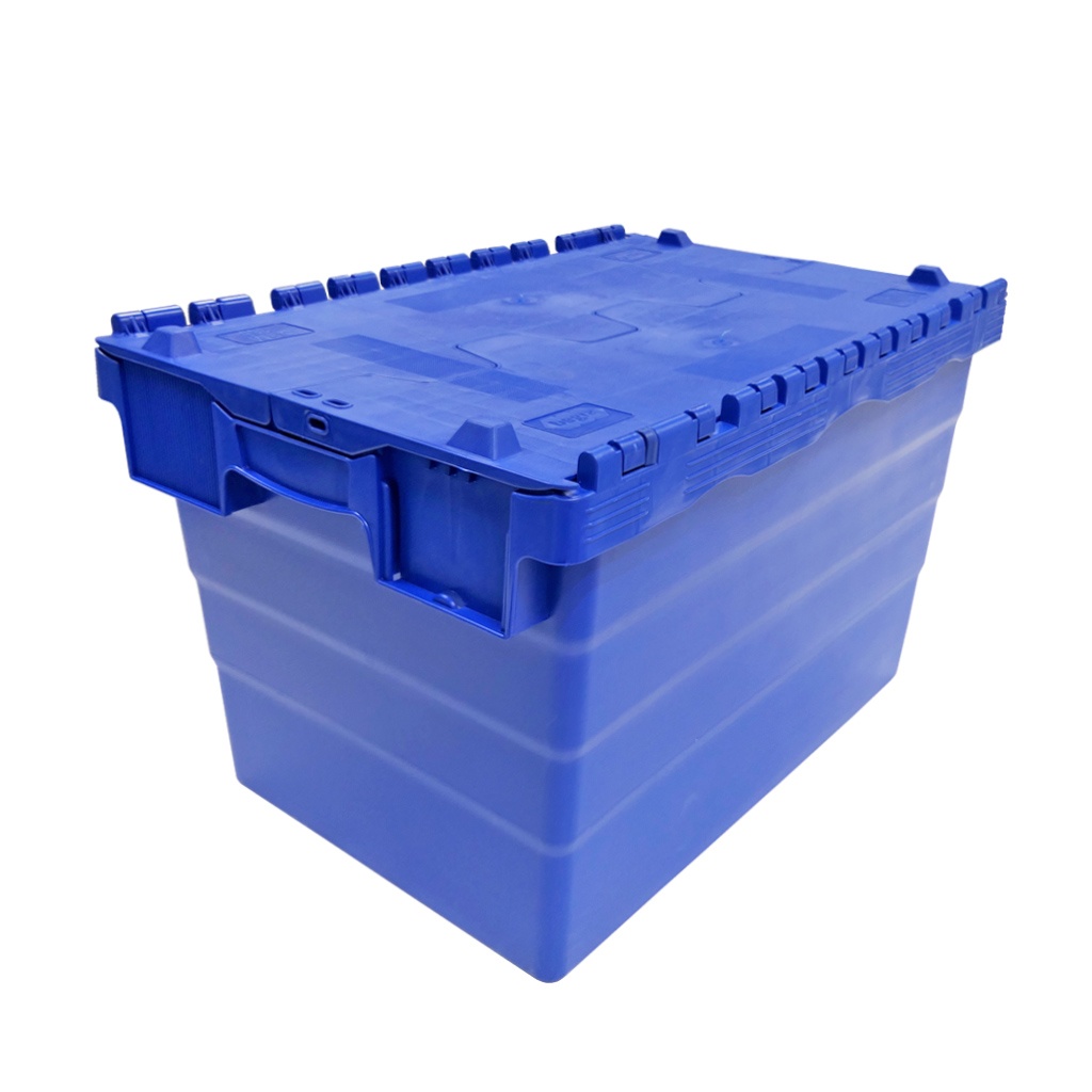 Palletaanbieding 68 Begra distributiebakken, transportbakken 600x400x365 blauw