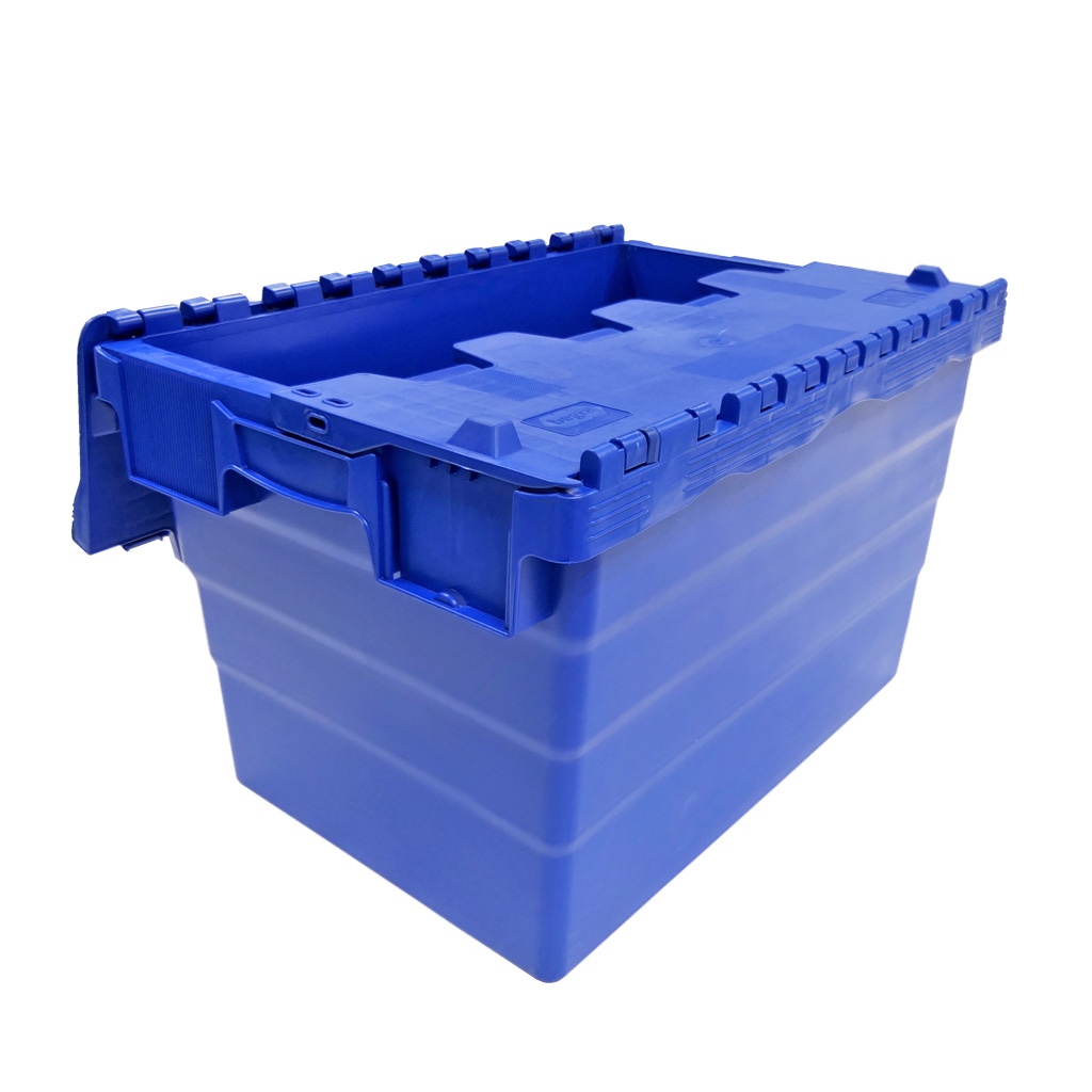 Palletaanbieding 68 Begra distributiebakken, transportbakken 600x400x365 blauw