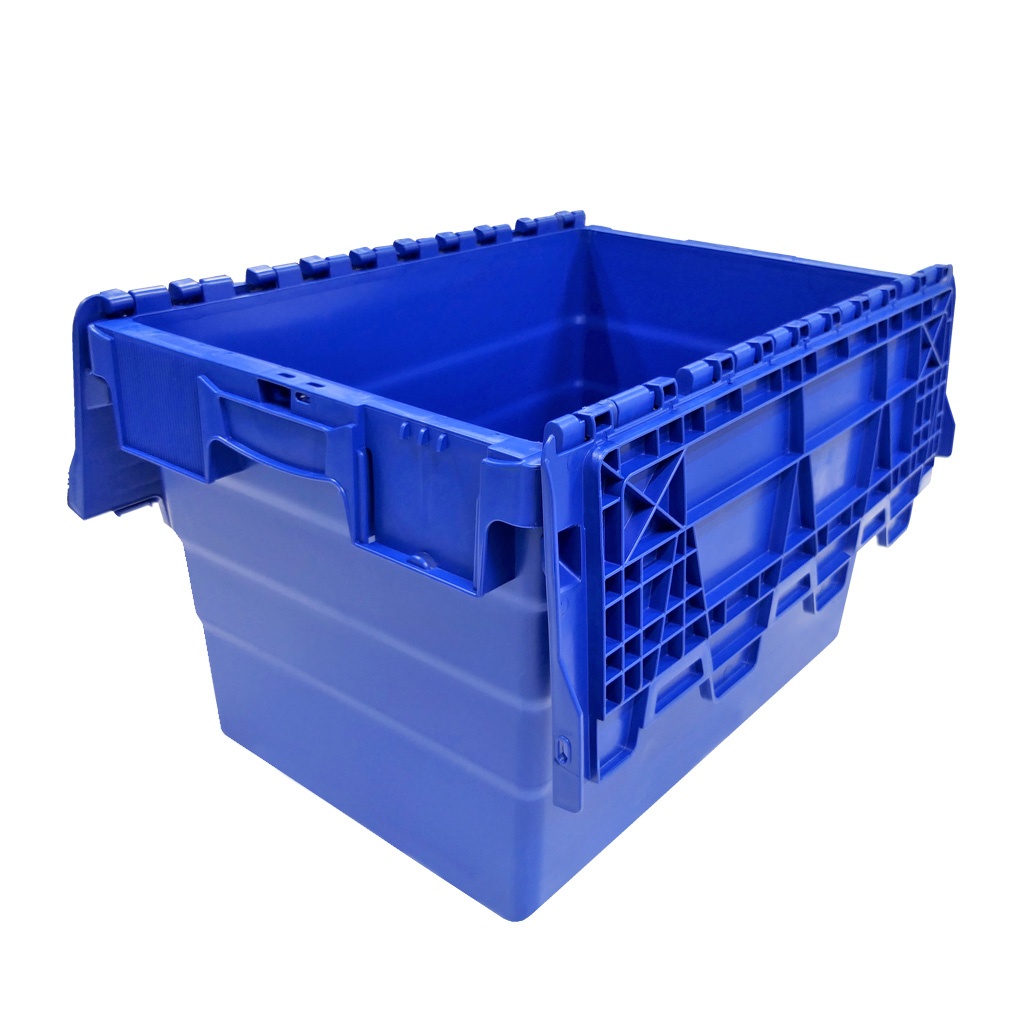 Palletaanbieding 68 Begra distributiebakken, transportbakken 600x400x365 blauw