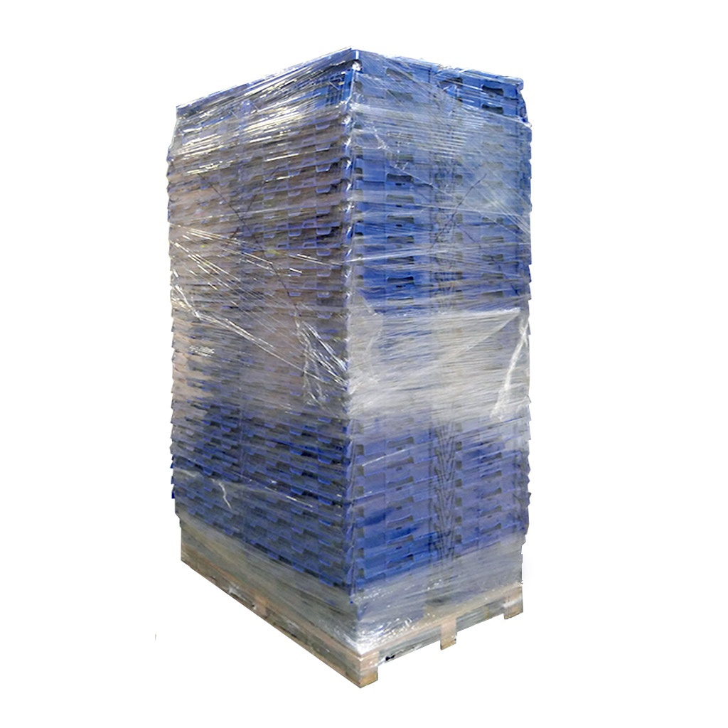 Palletaanbieding 68 Begra distributiebakken, transportbakken 600x400x416 blauw