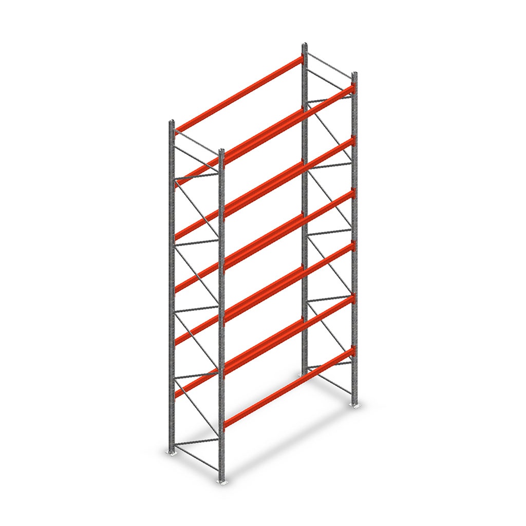 Palletstelling AR T2 6000x2700x1100 beginsectie