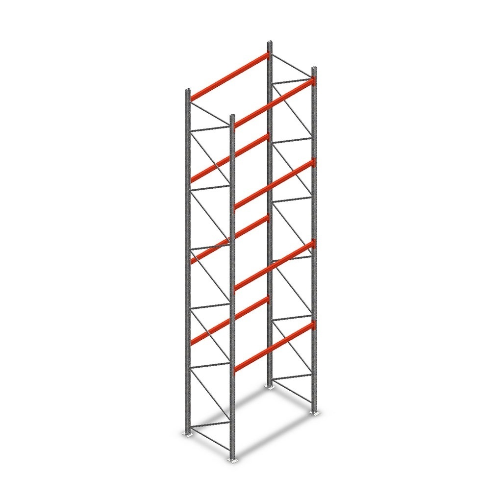 Palletstelling AR T2 7000x1850x1100 beginsectie