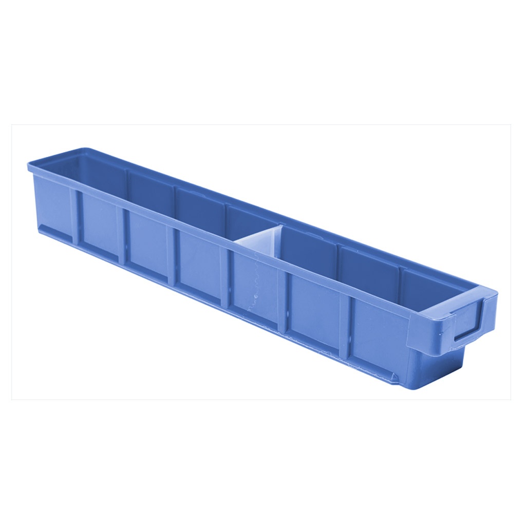 Plastic Bak, Magazijnbak, Magazijnstellingbak VKB 600x93x83 blauw