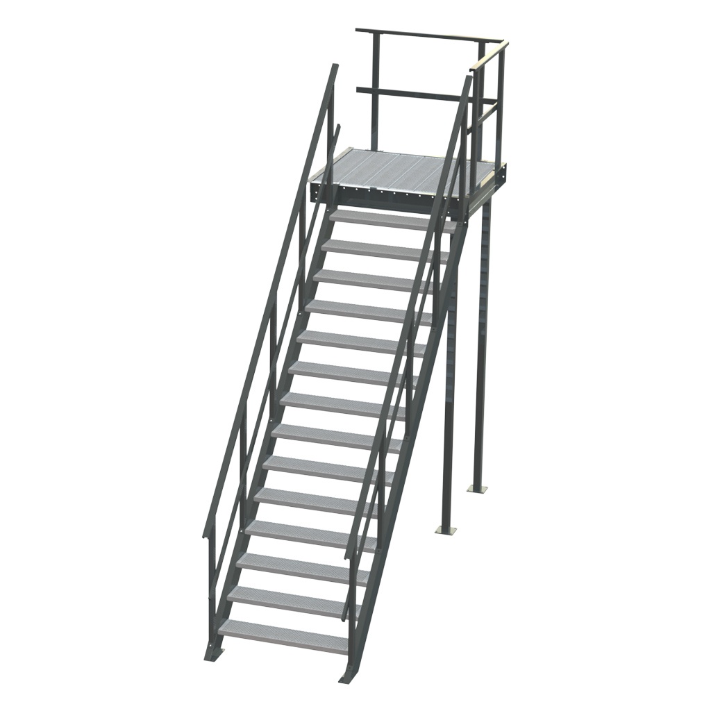 Standaard bordestrap linksaf 2800x1000 mm (hxb)