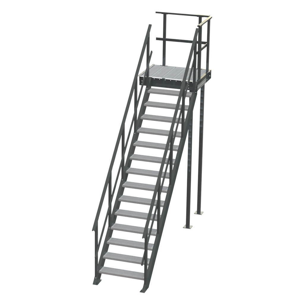 Standaard bordestrap linksaf 2800x800 mm (hxb)