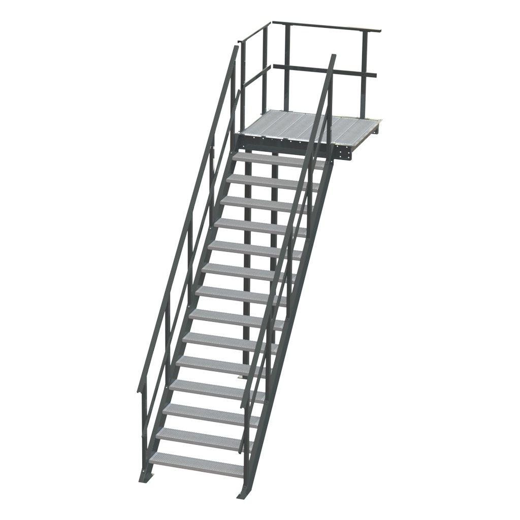 Standaard bordestrap rechtsaf 2800x1000 mm (hxb)