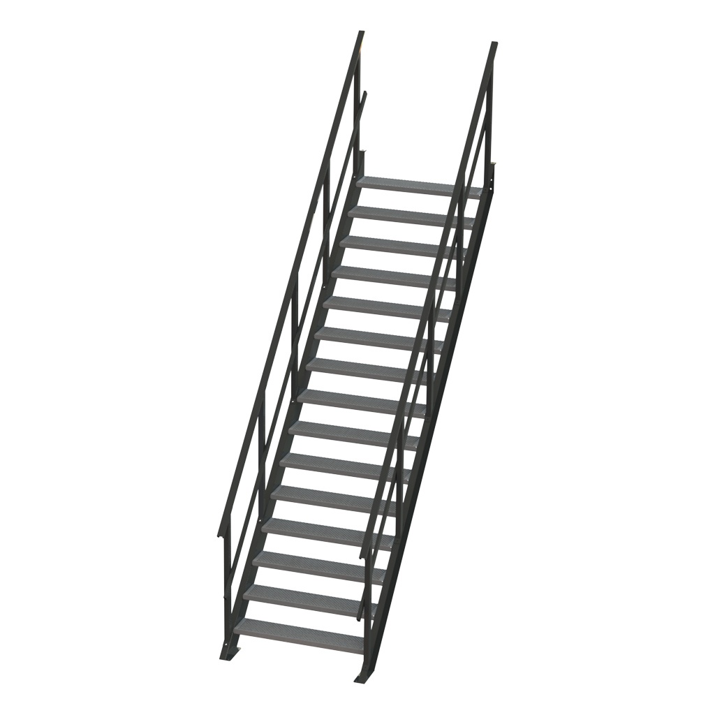 Standaard steektrap 3000x1000 mm (hxb)