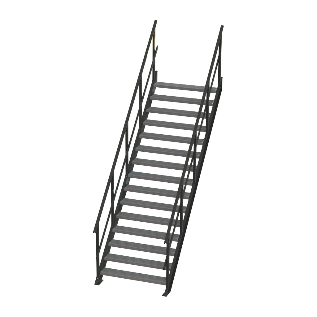 Standaard steektrap 3000x1200 mm (hxb)