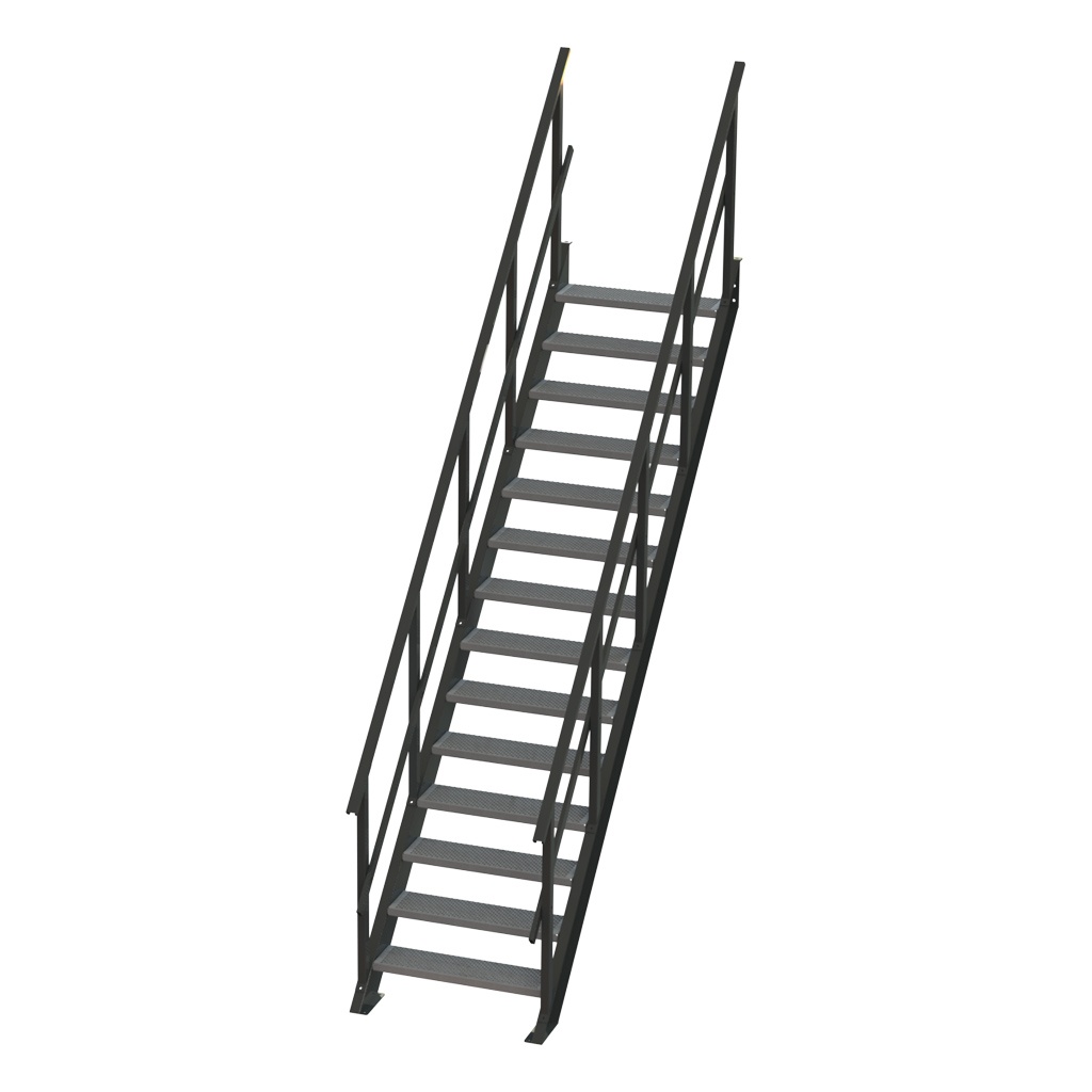 Standaard Steektrap, Industriële Trap 2800x800 mm (hxb)